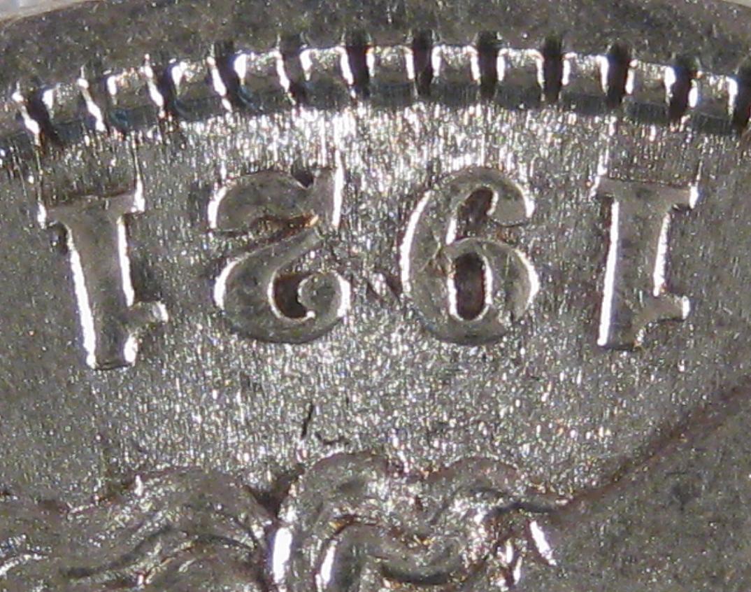 1921-With-Die-Cracs-And-Chips-In-Date